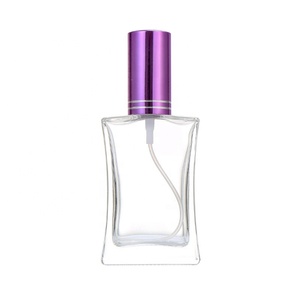 Flacon de parfum transparent carré en verre vide pour la vente en gros - Product Image 6