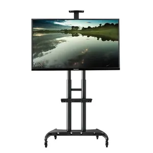 High qualität NBG AVA1800-70-1P 55-80 zoll TV Mount Trolley LED LCD Plasma TV Cart mit AV Shelf und Camera Tray