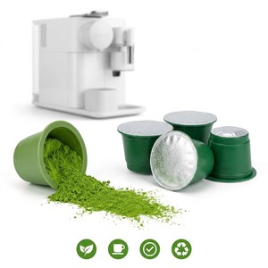 Cápsulas de Matcha Ceremonial en Polvo, Set Universal de Cápsulas de Té, Cápsulas de Matcha Puro para Uso Personal - Product Image 3