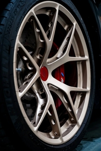 Cerchi Forgiati SHIN per FI <span class=keywords><strong>R</strong></span> Design, Monoblocco a Razze Cave, 18 19 20 21 Pollici, 5x120 5x112 per BMW M3 M4 Audi RS5 Porsche - Product Image 2