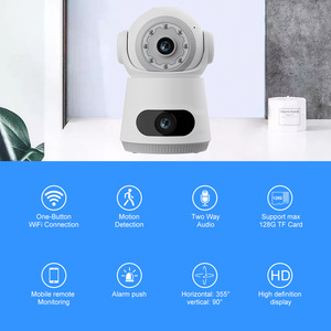 Quảng Đông Quảng Châu Nhà Cung Cấp Của Trong Nhà Ptz Robot Không Dây <span class=keywords><strong>IP</strong></span> <span class=keywords><strong>Camera</strong></span> Phát Hiện Chuyển Động Báo Động Nhắc Nhở Hai Cách Âm Thanh Tầm Nhìn Ban Đêm - Product Image 2