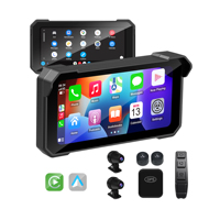 Nouvel écran CarPlay pour moto de 6,25 pouces, étanche, GPS, double caméra, résolution 4K+1080P, compatible avec le système Android Auto 5.0
