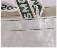Sacs fourre-tout réutilisables en polypropylène Sac à provisions PP tissé imperméable et écologique Sac PP tissé laminé recyclable avec vêtement