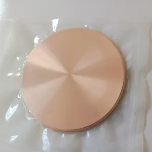 Disco de cobre de alta pureza para sputtering, rotativo Planar personalizado, diseño único, gran oferta