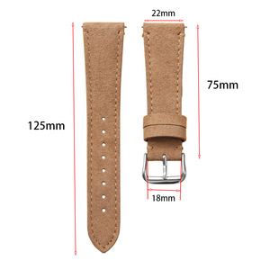 Enjoy 20/22mm para hombre Universal cepillado para correa de cuero genuino transpirable deporte ajustable correa de reloj inteligente de lujo - Product Image 4