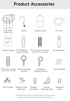 Système de purification d'eau par osmose inverse (RO) Tesran 100 GPD à 5 étapes, en acier inoxydable, filtre manuel pour hôtel, prix usine