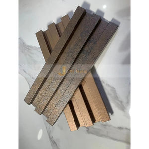 V355 201 304 316 Panneau nervuré en acier inoxydable à profil antique pour décoration murale - Product Image 1