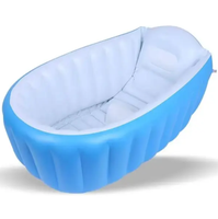 Baignoire gonflable ovale Waterhan en PVC de haute qualité, personnalisable, pour bébé, usage extérieur, 2 personnes, 20 gallons, unisexe, pour enfants