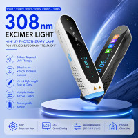 Lampe UV LED portable CN-308P5 avec batterie intégrée, haute intensité 50mW, UVB à bande étroite, garantie 1 an, usage personnel, Vitiligo