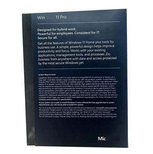 <span class=keywords><strong>Licencia</strong></span> de Activación en Línea 100% Original para <span class=keywords><strong>Win</strong></span> <span class=keywords><strong>11</strong></span> <span class=keywords><strong>Pro</strong></span> USB, Paquete Completo de <span class=keywords><strong>Win</strong></span> <span class=keywords><strong>11</strong></span> Professional USB, Envío Rápido - Product Image 1