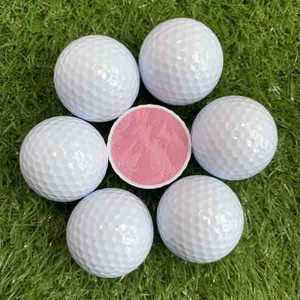 Balles d'entraînement intérieures et extérieures Surlyn durables avec logo personnalisé Balles de <span class=keywords><strong>golf</strong></span> d'entraînement 2 pièces pour la pratique du swing - Product Image 3