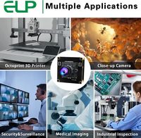 Module de caméra USB 3.0 ELP 20MP 27,5FPS AR2020, haute vitesse 4K 30FPS UVC, webcam industrielle pour vision industrielle, grand angle sans distorsion