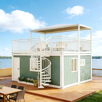 Maison conteneur modulaire mobile détachable au design moderne pour l'aménagement de bureaux et d'ateliers