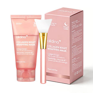 มาส์กหน้าแบบลอกออก สูตรส่วนตัว สำหรับขายส่ง ผลิตในเกาหลี ช่วยปลอบประโลมผิว ด้วยคาเฟอีน เปปไทด์ ช่วยเติมความชุ่มชื้นอย่างล้ำลึก คอลลาเจน มาส์กแบบพอกหน้ากลางคืน - Product Image 4