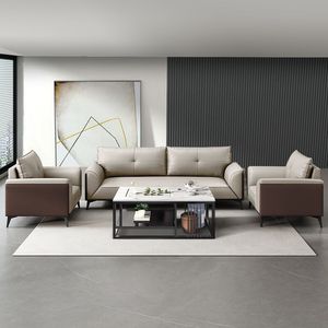 Custom <b>Cheap</b> Commercial Furniture Set Simple Design Modular 1 2 3 Seater Couches Modern Luxury Office Metal Home Office - Product Image 4