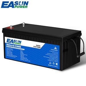 定制24V 100Ah锂离子LFP电池25.6V 100Ah LifePo4电池组带BMS - Product Image 1