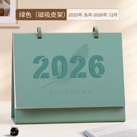 Calendrier annuel créatif 2026, cadeau d'affaires - Calendrier en cuir et papier, gravure artisanale - Calendrier promotionnel d'entreprise, coffret cadeau