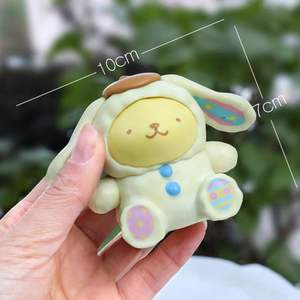 Per Sanrio coniglio serie Kulomi Yugui cane a mano Desktop per auto ornamenti a tema personaggio congelato giocattoli regalo per bambini scatola cieca - Product Image 2