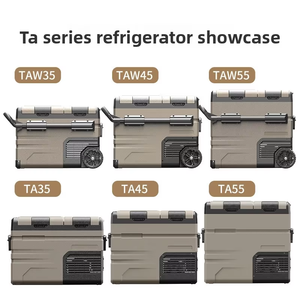 Frigorifero Portatile per <span class=keywords><strong>Auto</strong></span> 12V 24V, Congelatore a Doppia Zona, Refrigeratore per Casa e Veicoli, Uso Esterno, Campeggio e Viaggi - Product Image 5