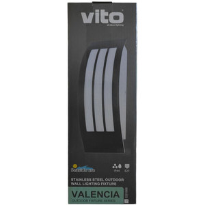 Lampe murale extérieure Vito 1xE27 315x90x100mm argentée - Product Image 2
