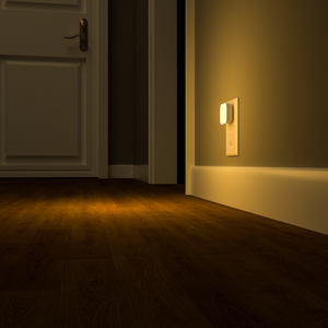OEM Available Mini Square <b>Plug</b>-<b>in</b> <b>LED</b> Night <b>Light</b>, Automatic <b>Light</b> Sensor, Energy Saving Indoor Decorative Lamp, US Japan <b>Plug</b> - Product Image 5