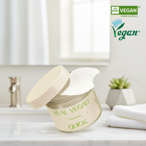KLAVUU 50 Sheets Real Vegan Face Washing Cleansing <b>Pads</b> Good Quality Vegan Face Wash - Product Image 3