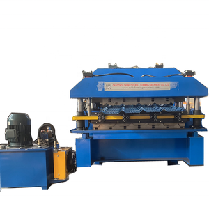 केन्या बॉक्स प्रोफ़ाइल रंगीन छत टाइल बनाने की मशीन डबल परत छत की छत शीट रोल बनाने वाली मशीन - Product Image 3