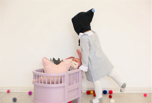 Wooden Baby Doll <strong>Beds</strong> Mini <strong>Bed</strong> Wooden Miniature Role Play Toy Set For Early Education