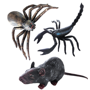 <span class=keywords><strong>Cyou</strong></span> Halloween juguete de plástico espeluznante jardín campo decoración 32cm tamaño real rata araña escenario Deco Horror Props - Product Image 4