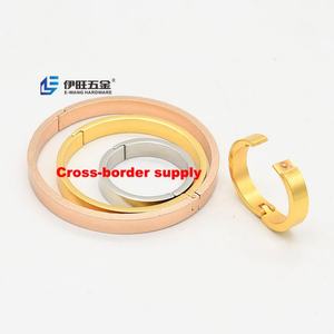 YIWANG Factory Gold Metal Loose Leaf Book Binding Rings for <b>Notebook</b> - Product Image 1