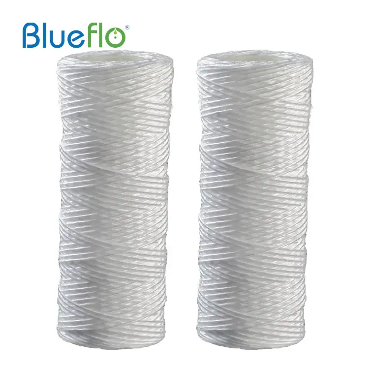 Blueflo Waterzuivering Hoge Kwaliteit Pp Katoen Filter String Wond Filterpatroon Leverancier Groothandel Sediment Waterfilters