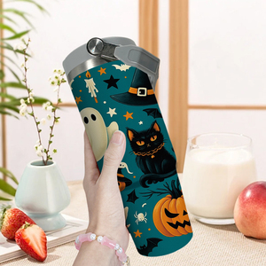 Vaso Térmico Portátil de Acero Inoxidable Duradero de 30 oz con Diseño de Fantasma y Calabaza de Halloween, Envío Gratuito a EE. UU. - Product Image 5