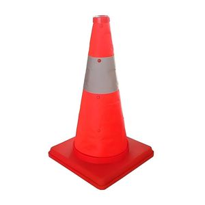 Cono stradale a LED pieghevole da 18 pollici più popolare per sicurezza e protezione - Product Image 1