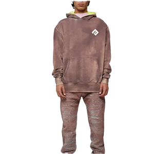 Sweat-shirts pour hommes de haute qualité avec impression design effet soleil délavé, style unique, vente en gros avec faible MOQ - Product Image 4