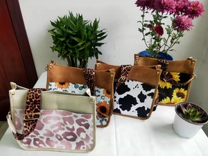 2022 Nieuwe Retro Lederen Messenger <span class=keywords><strong>Bag</strong></span> Luipaard Print Koe Print Schoudertas Mode Tas Voor Vrouwen Meisje - Product Image 5