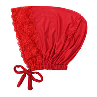 Chapeau turban musulman à bande élastique douce, bonnet intérieur en dentelle, sous-foulard islamique, bonnet indien, foulard pour femme, turbante mujer
