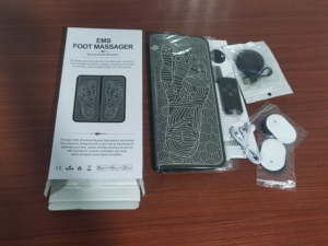 Mini Tapete de Masaje Portátil, Masajeador EMS TENS, Máquina de Acupuntura Recargable con Pantalla LCD para Alivio de Pies, Manos, Piernas y Cuerpo - Product Image 6