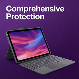 Clavier magique en cuir Laudtec, étui de protection complet avec emplacement pour stylet latéral et touches mécaniques pour Galaxy Tab A11 Plus, vente en gros OEM/ODM/marque privée - Product Image 1