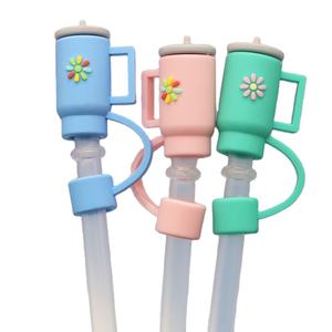 Protector de Silicona para Pajitas, Compatible con Vasos de 30 y 40 Oz, Accesorio para Cubrir la Punta de Pajitas de 10 mm - Product Image 1