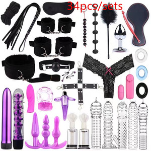 36個プレミアムレザー<span class=keywords><strong>BDSM</strong></span>ボンデージギアセット調節可能なエロティック拘束ベルト & カフス大人のカップルのキンキープレイ - Product Image 5