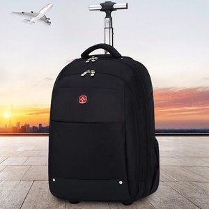 Trolley Luggage Wheeled <strong>Backpack</strong> Rolling <strong>Backpacks</strong> 2 <strong>Wheels</strong> Student <strong>Backpack</strong> - Product Image 4