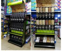 Étagères de stockage alimentaire OEM, présentoirs à bonbons, étagères de supermarché, présentoirs à bonbons pour la vente en gros de solutions de stockage alimentaire