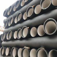 Tuyau en fonte ductile de 500 mm, prix, normes C25 C30 C40, raccords DN 150, tuyau en fonte ductile revêtu d'époxy bleu avec doublure en ciment