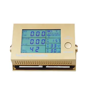 Desirable multifunctional CH2O CO2 O3 O2 TVOC air pollution monitor instrument co2 meter for house