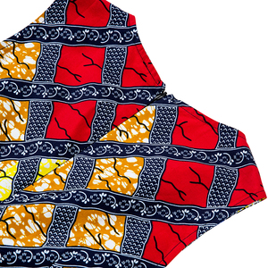 Shenbolen nouveau <span class=keywords><strong>moderne</strong></span> africain femmes robes col en v coloré plaid robe d'été tenue décontractée - Product Image 3