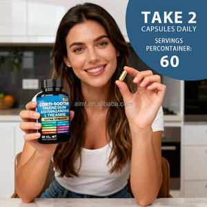 13-in-1追加強度マグネシウムアシュワガンダL-テアニンハーバルサプリメント120ベジカプセル大人用プレミアム品質 - Product Image 5