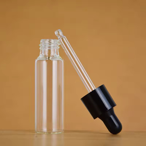 Flacons d'échantillons cosmétiques vides de 7 ml, mini flacons compte-gouttes en verre transparent, flacon d'huile essentielle, flacon de sérum avec <span class=keywords><strong>pipette</strong></span> noire et blanche - Product Image 6