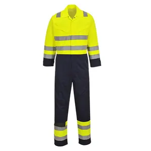 الأكثر مبيعا عالية الوضوح ملابس العمل مكافحة ساكنة النار المعطف شهادة CE