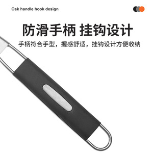9.5-Inch Stainless Steel Pizza Spatula With Foldable Rubber Handle For Bread And Cake Transfer - Product Image 3