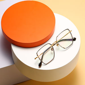 Gafas de acetato frontal de titanio, gafas de <span class=keywords><strong>luz</strong></span> súper finas, montura óptica para mujeres y hombres, gafas ópticas cuadradas - Product Image 2